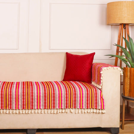 1 Seater Half (24x30 Inch),Red