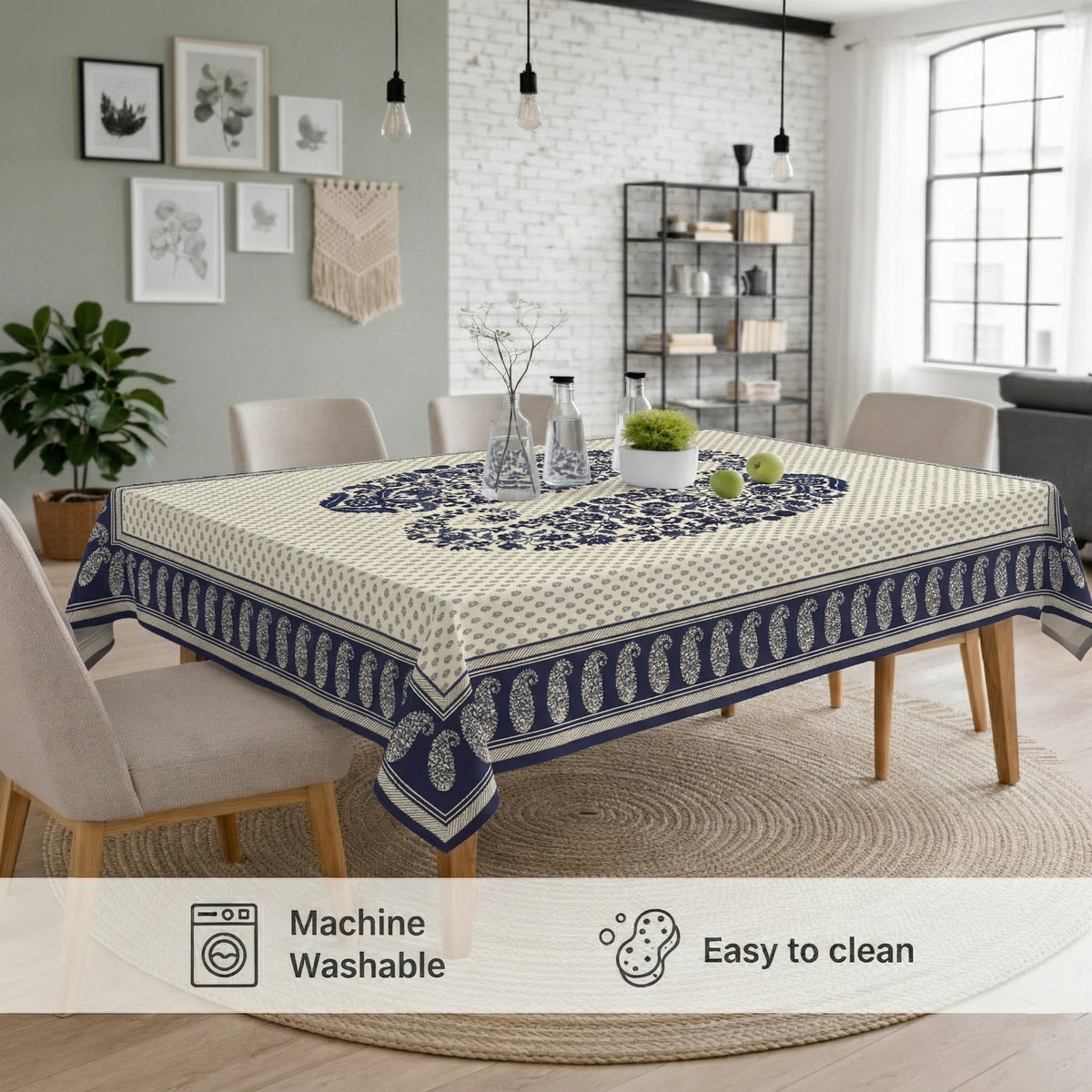 60x90 Inches (Fits 6–8 Seater)