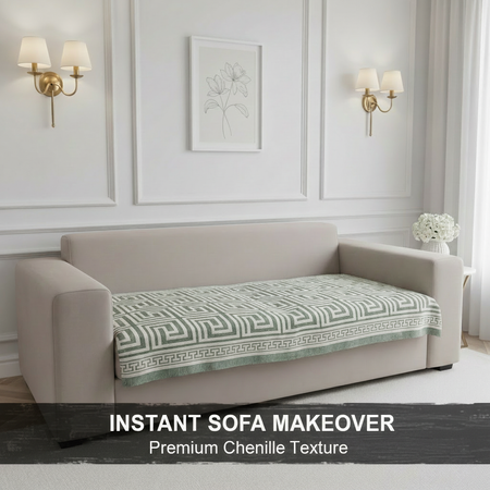 3 Seater Half (70x30 Inch),Green