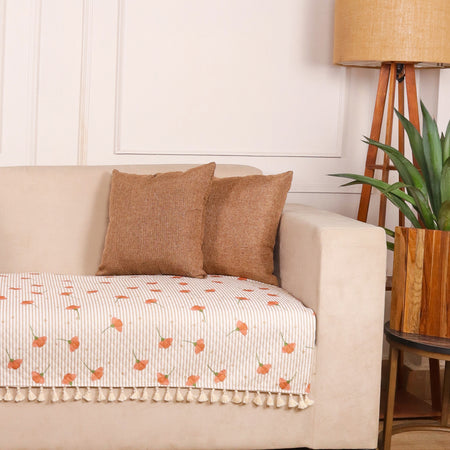 2 Seater Half (48x30 Inch),Beige