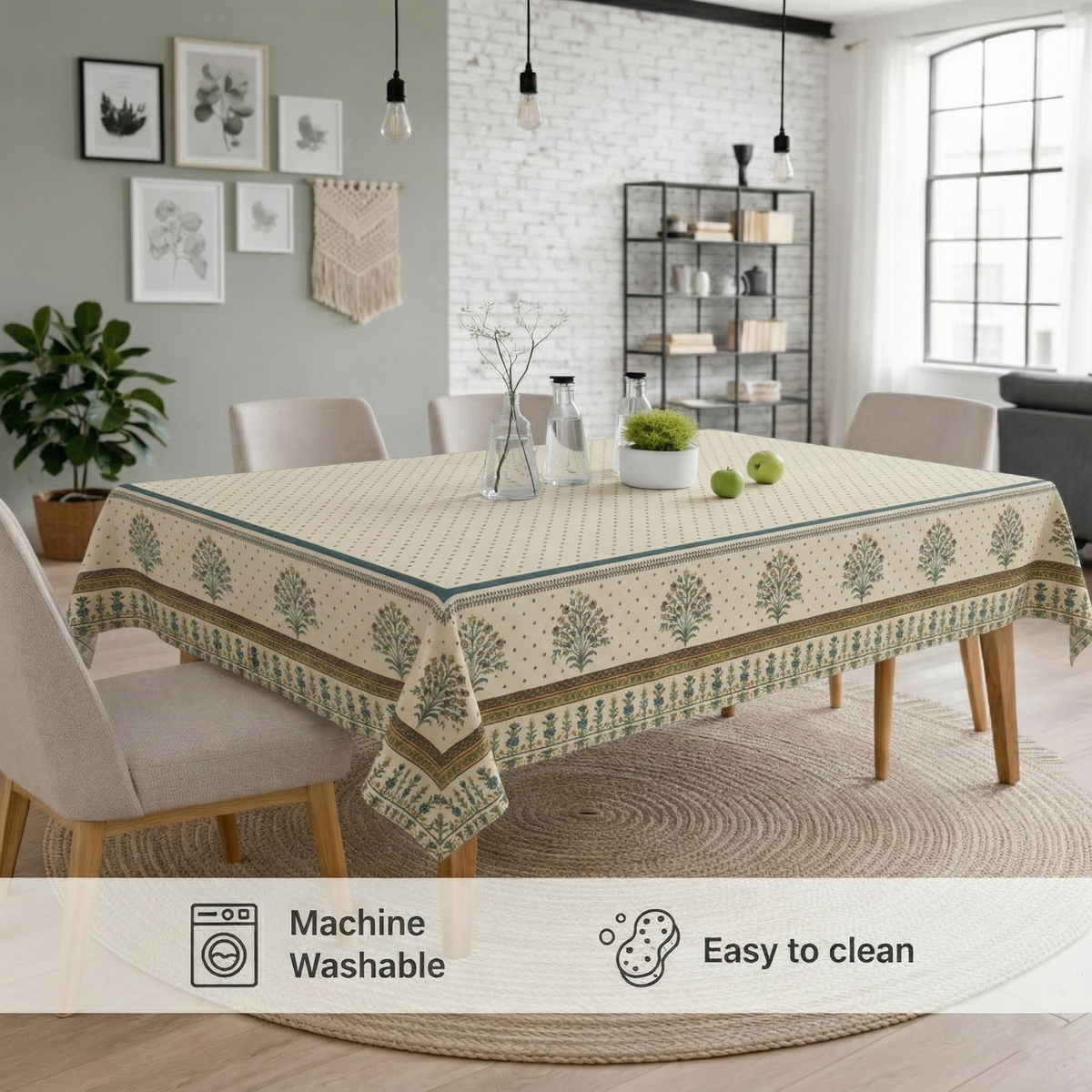 60x90 Inches (Fits 6–8 Seater)