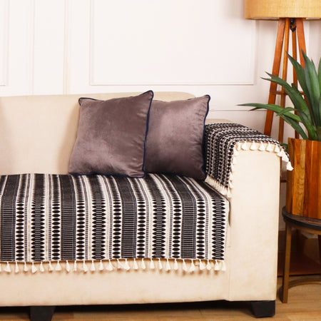 1 Seater Half (24x30 Inch),Black