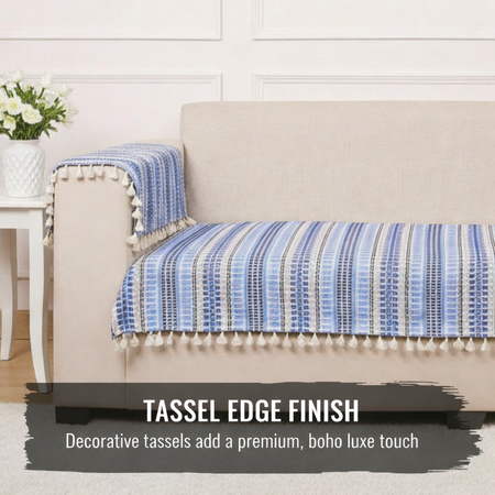 4 Seater Half (96x30 Inch),Blue