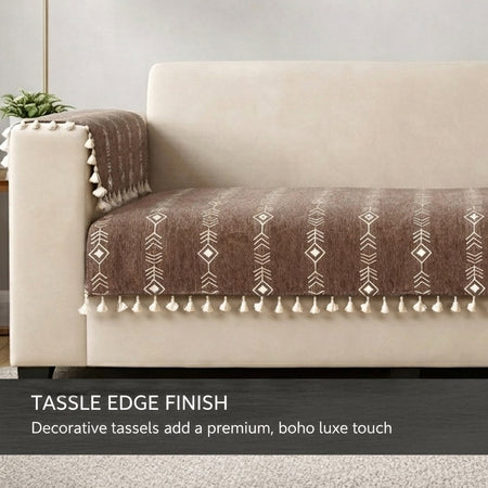 4 Seater Half (96x30 Inch),Beige