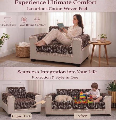 2 Seater Half,Brown