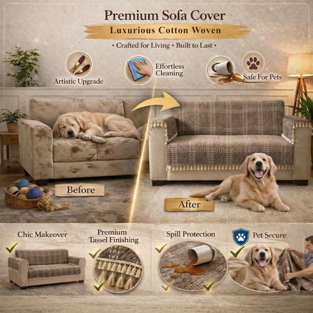 1 Seater Half (24x30 Inch),Beige