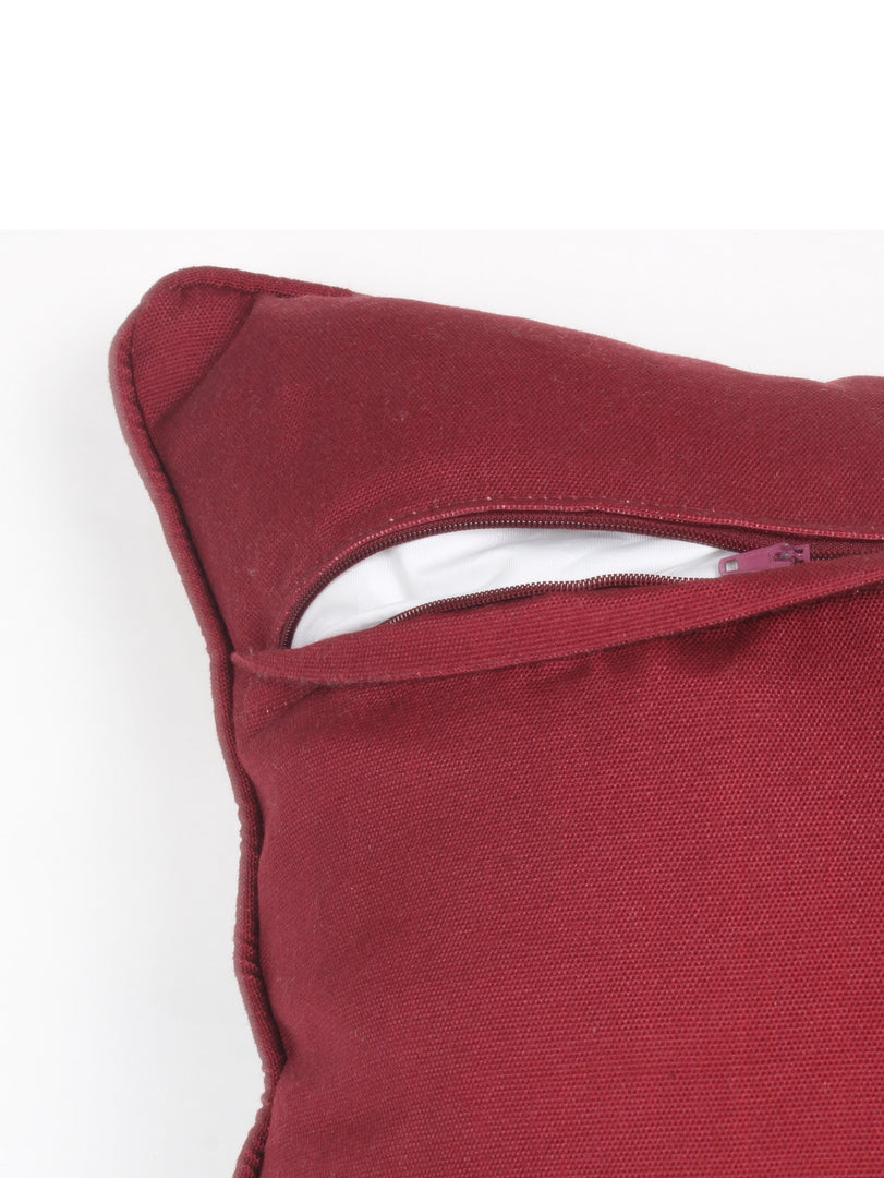 Polycotton Tufted Cushion Cover | Pack of 1 | Ideal for sofas, beds, and lounge chairs