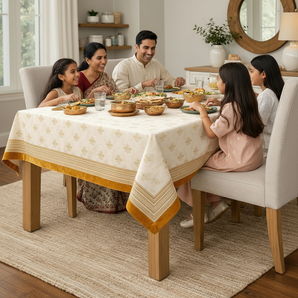 54x78 Inches (Fits 4–6 Seater),Chitravan