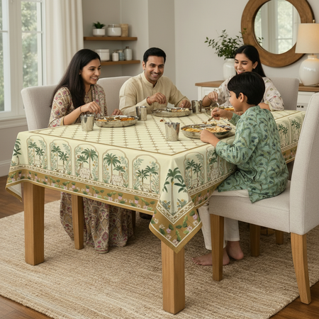 60x90 Inches (Fits 6–8 Seater),Pichwai