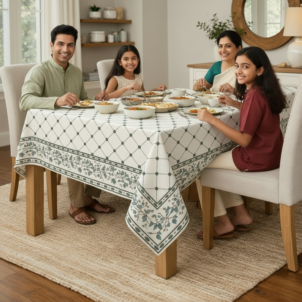 60x90 Inches (Fits 6–8 Seater),Saanjh