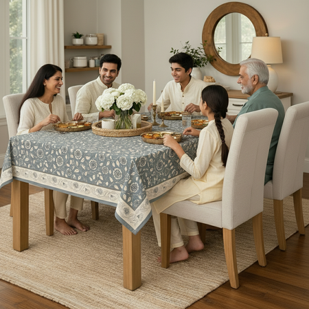 54x78 Inches (Fits 4–6 Seater),Nilaya