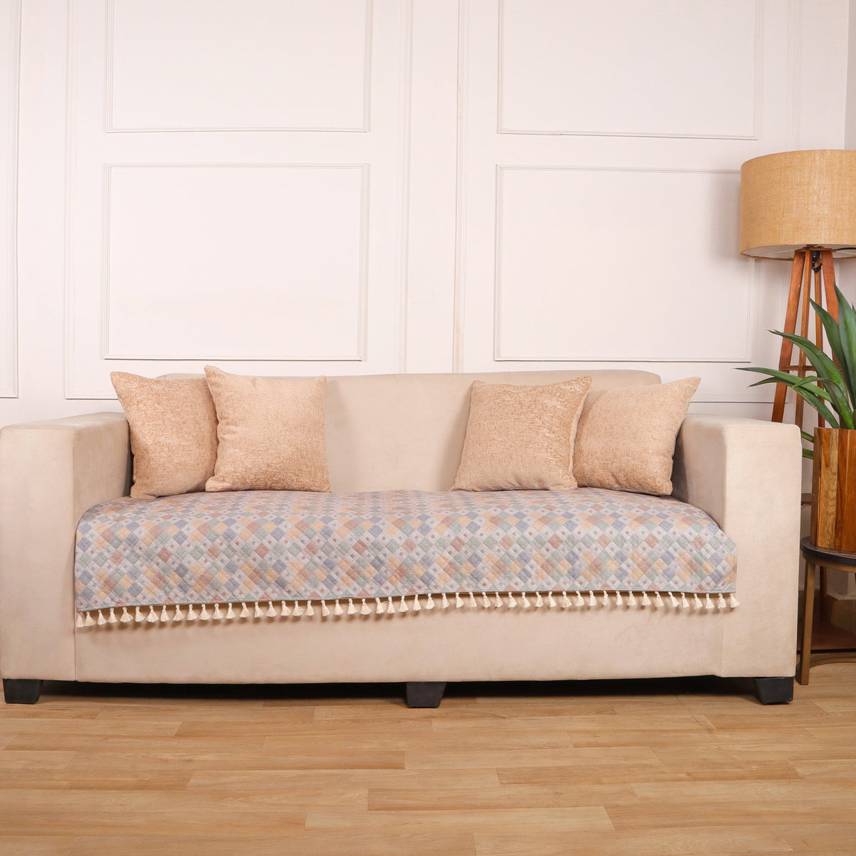 3 Seater Half (70x30 Inch),Multicolor