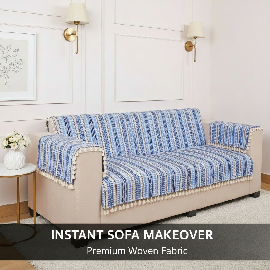 4 Seater Full (96x60 Inch),Blue