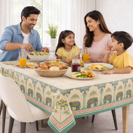 60x90 Inches (Fits 6–8 Seater),Gajraj