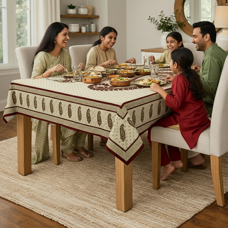 54x78 Inches (Fits 4–6 Seater),Gulshan