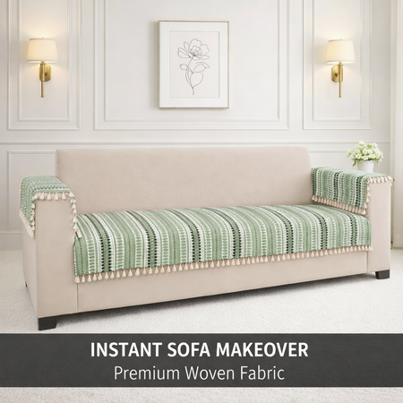4 Seater Half (96x30 Inch),Green