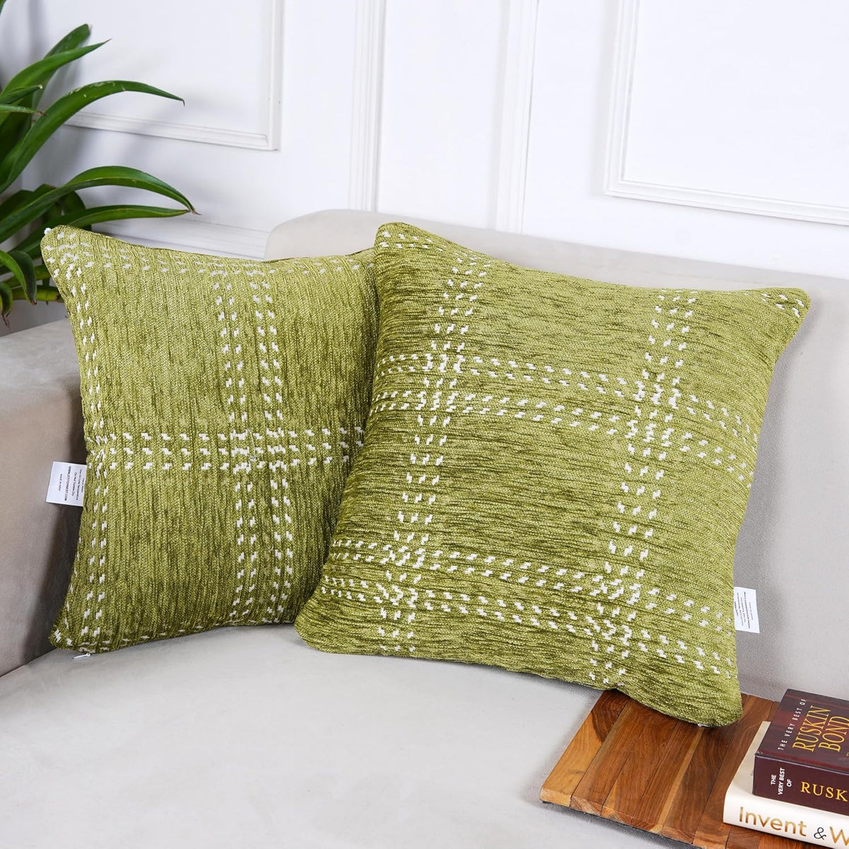 Set of 2 (16x16 inches),Green