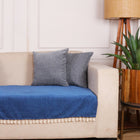 1 Seater Half (24x30 Inch),Blue