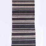 Load image into Gallery viewer, Aztec Black Woven Fabric Table Runner with Tassel