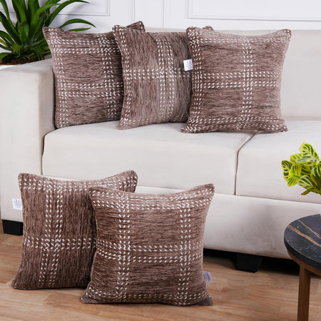 Set of 5 (16x16 inches),Beige