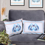 Load image into Gallery viewer, Both Side Block Print Peacock Cushion Cover Set of 2 ( 12 X 18 Inches )