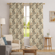 Amber Lily Whispering Gardens Series Premium Heavy Satin 100% Blackout Curtains 7 Feet Long Set of 1 | Door Curtain 7 Feet x 4 Feet | Perfect for Home Decor