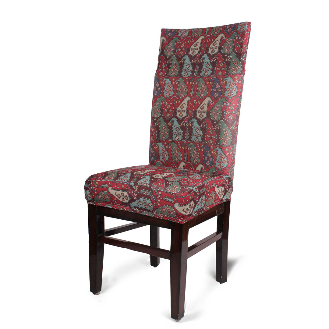 Traditional Ambi Stretchable/Spandex Printed Chair SlipCover