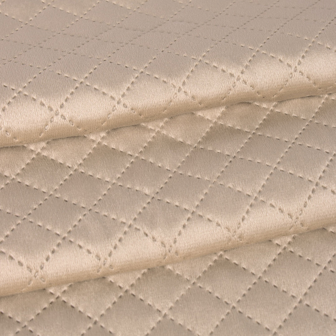 Premium Quilted Velvet Fabric (54 Inch Wide)
