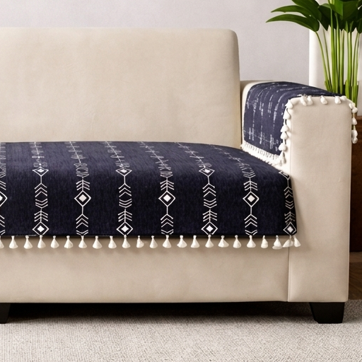 1 Seater Half (24x30 Inch),Black (Arrow)