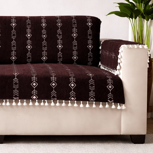 1 Seater Full (24x60 Inch),Brown (Arrow)