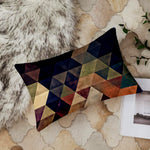 Load image into Gallery viewer, Abstract Geometrical Printed Cotton Rectangular Canvas Cushion Cover Set of 2