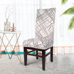 Load image into Gallery viewer, Cross Hatching Stretchable/Spandex Printed Chair Cover

