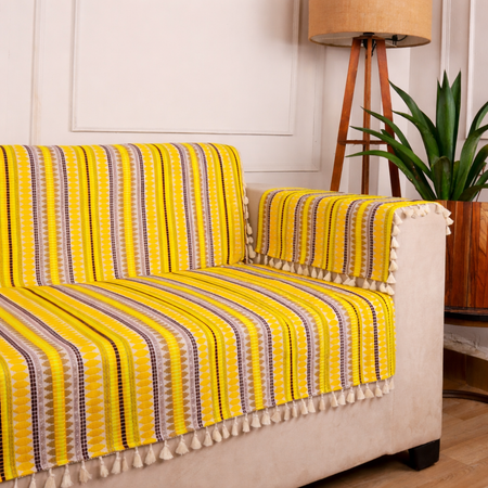 1 Seater Full (24x60 Inch),Yellow