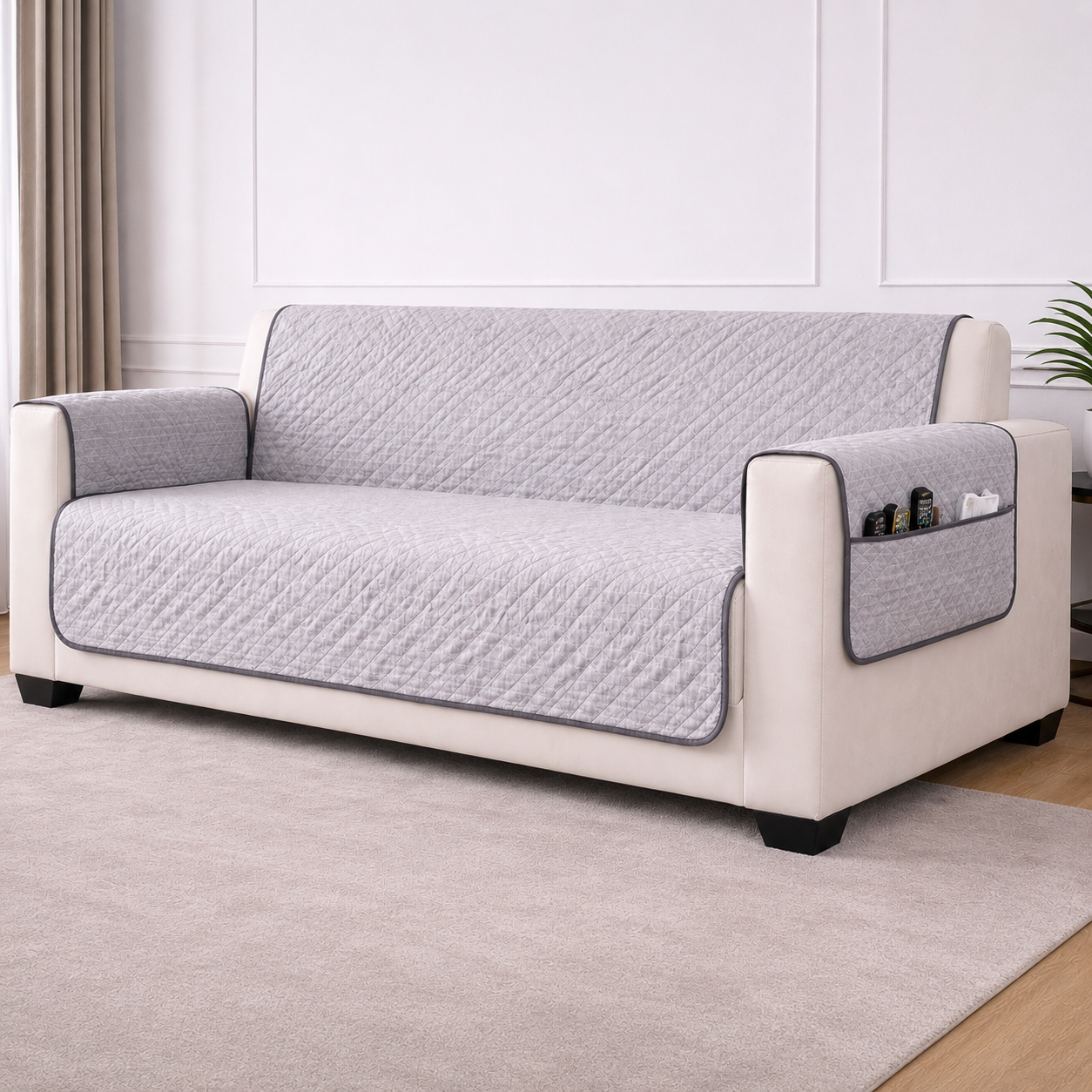 3 Seater (70x60 Inch),Pink