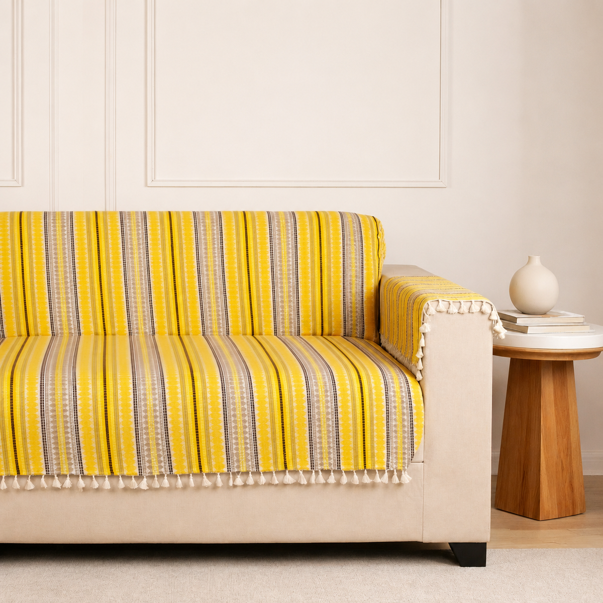 1 Seater Full (24x60 Inch),Yellow