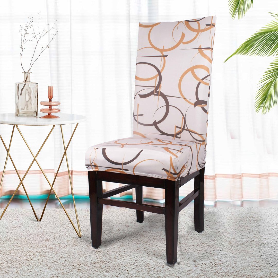 Classique Stretchable/Spandex Printed Chair Cover