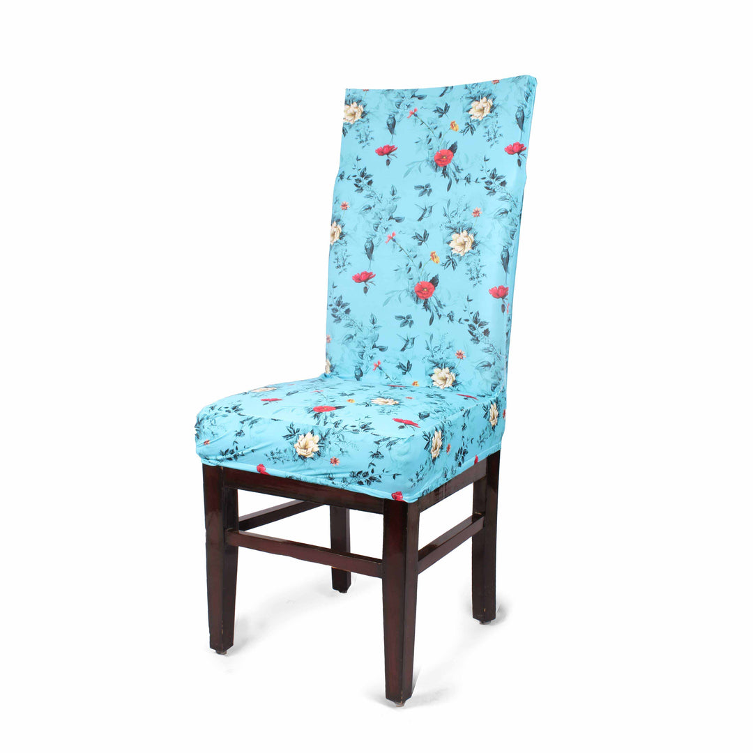 Corsage Stretchable/Spandex Printed Chair Cover