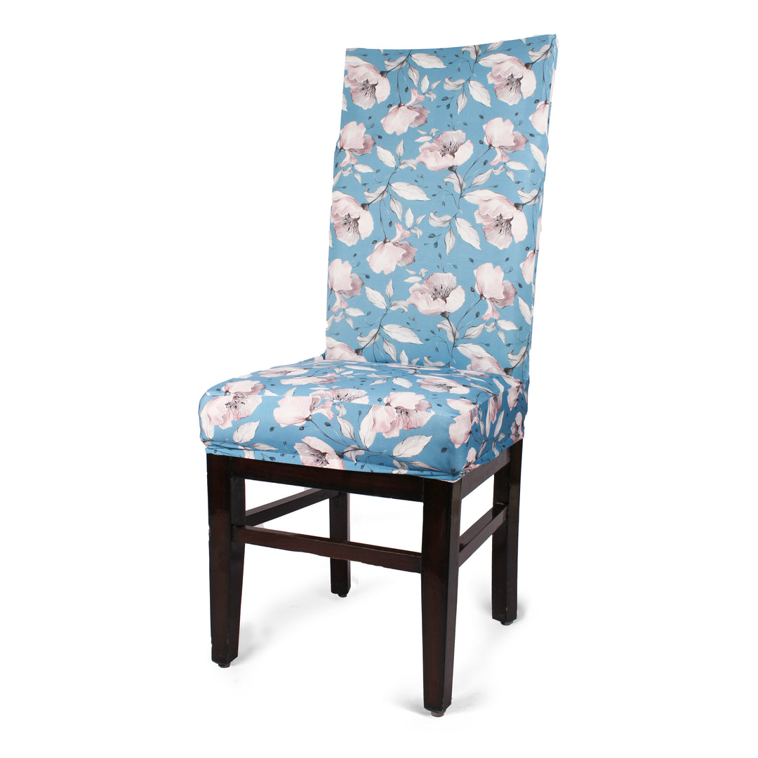 Florid Stretchable/Spandex Printed Chair SlipCover