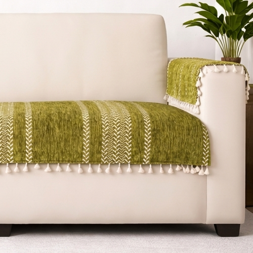 3 Seater Half (70x30 Inch),Green