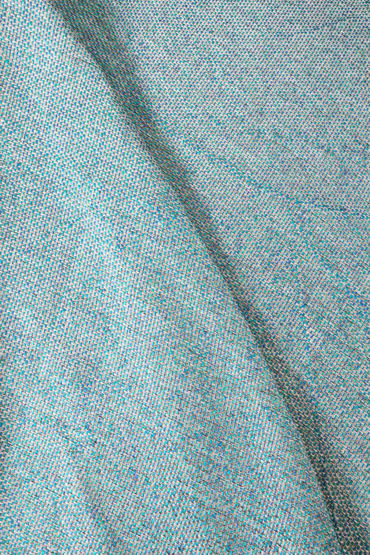 Jute Sofa Seat Cover – Turquoise, 48x30 Inch