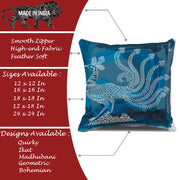 Soft Touch Luxurious Printed Cotton Canvas Cushion Cover Set of 2