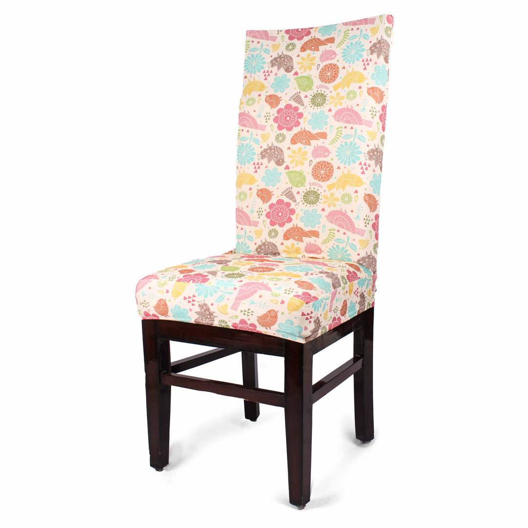 Tiny Garden Stretchable/Spandex Printed  Chair Cover