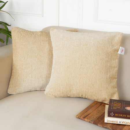 Set of 2 (24x24 inches),Light Beige