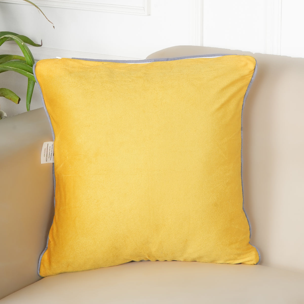 Set of 5 (16x16 inches),Yellow