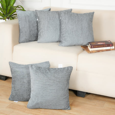 Set of 5 (16x16 inches),Light Grey