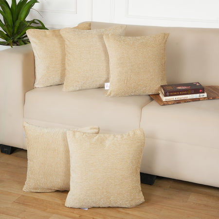 Set of 5 (16x16 inches),Light Beige