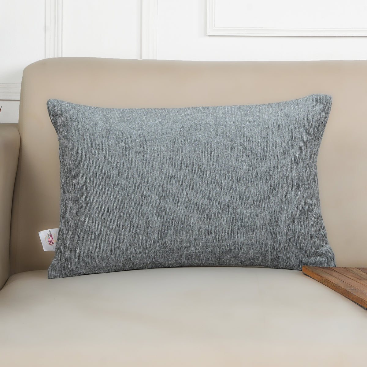 Set of 2 (12x18 inches),Light Grey
