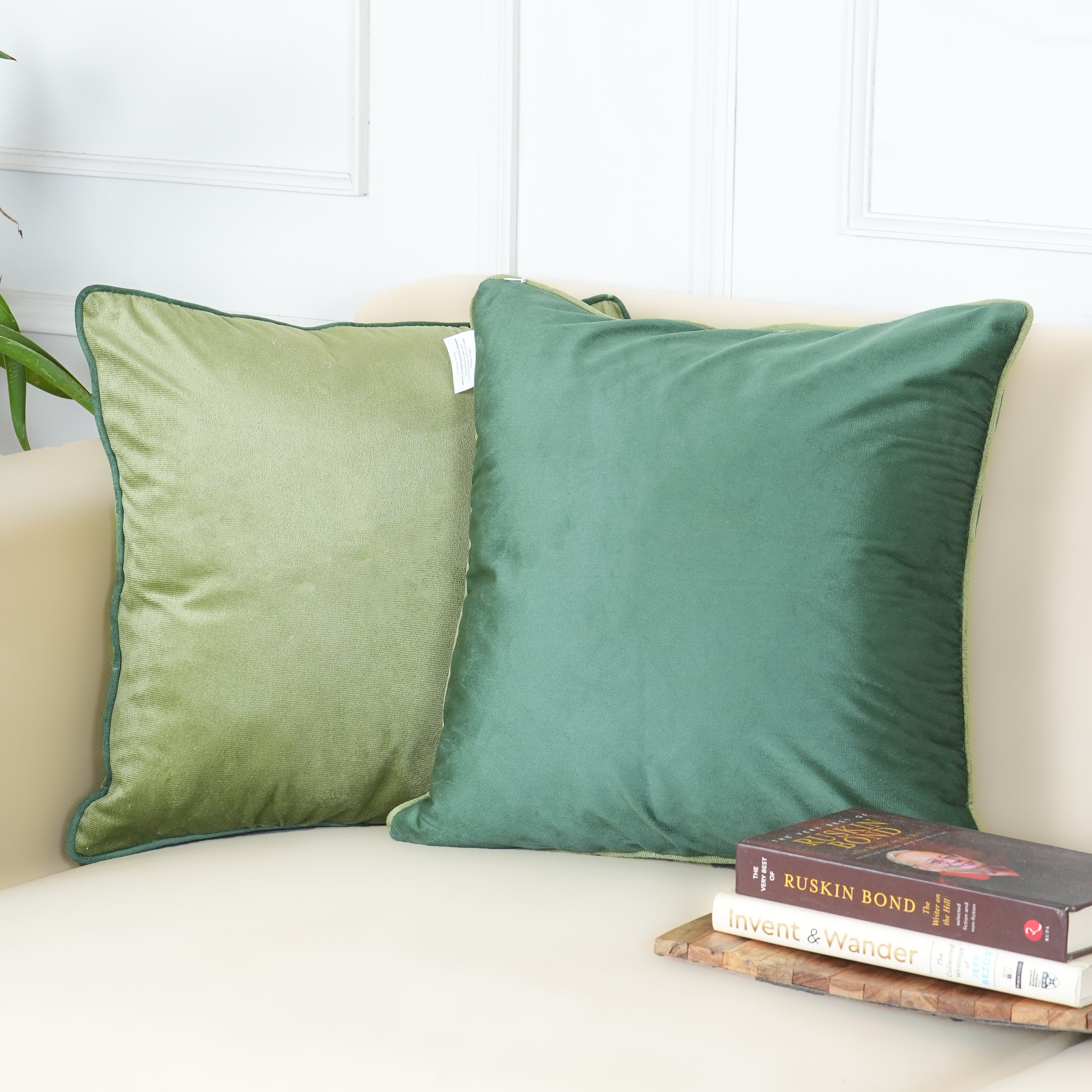 Set of 2 (16x16 inches),Green