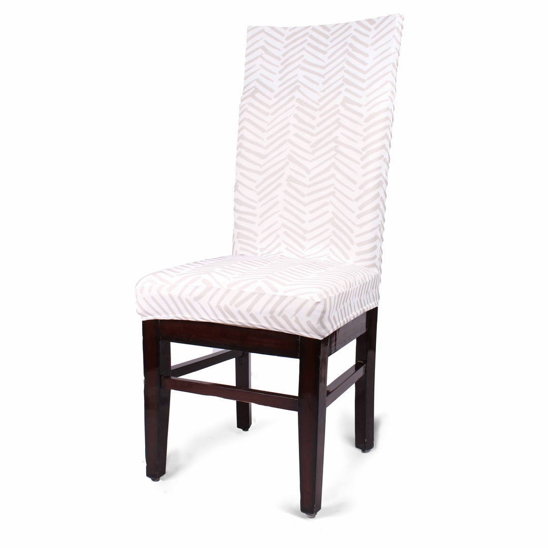 Arrow Stripes Stretchable/Spandex Printed  Chair Cover