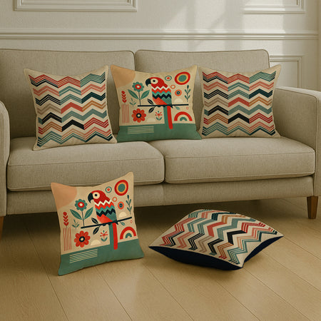 Set of 5 (16x16 in),Rangila